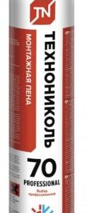 Пена монтажная профессиональная ТЕХНОНИКОЛЬ 70 PROFESSIONAL всесезонная (1020 гр.)