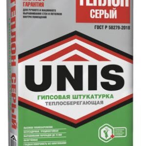 ЮНИС-ТЕПЛОН серый смесь сухая штукатурная (30кг) (40шт/под)